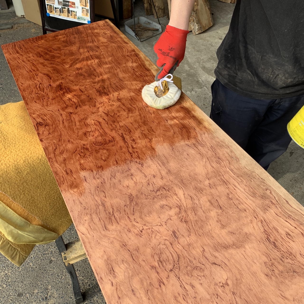 ブビンガ一枚板 ×㎜   無垢材・一枚板などの木材と