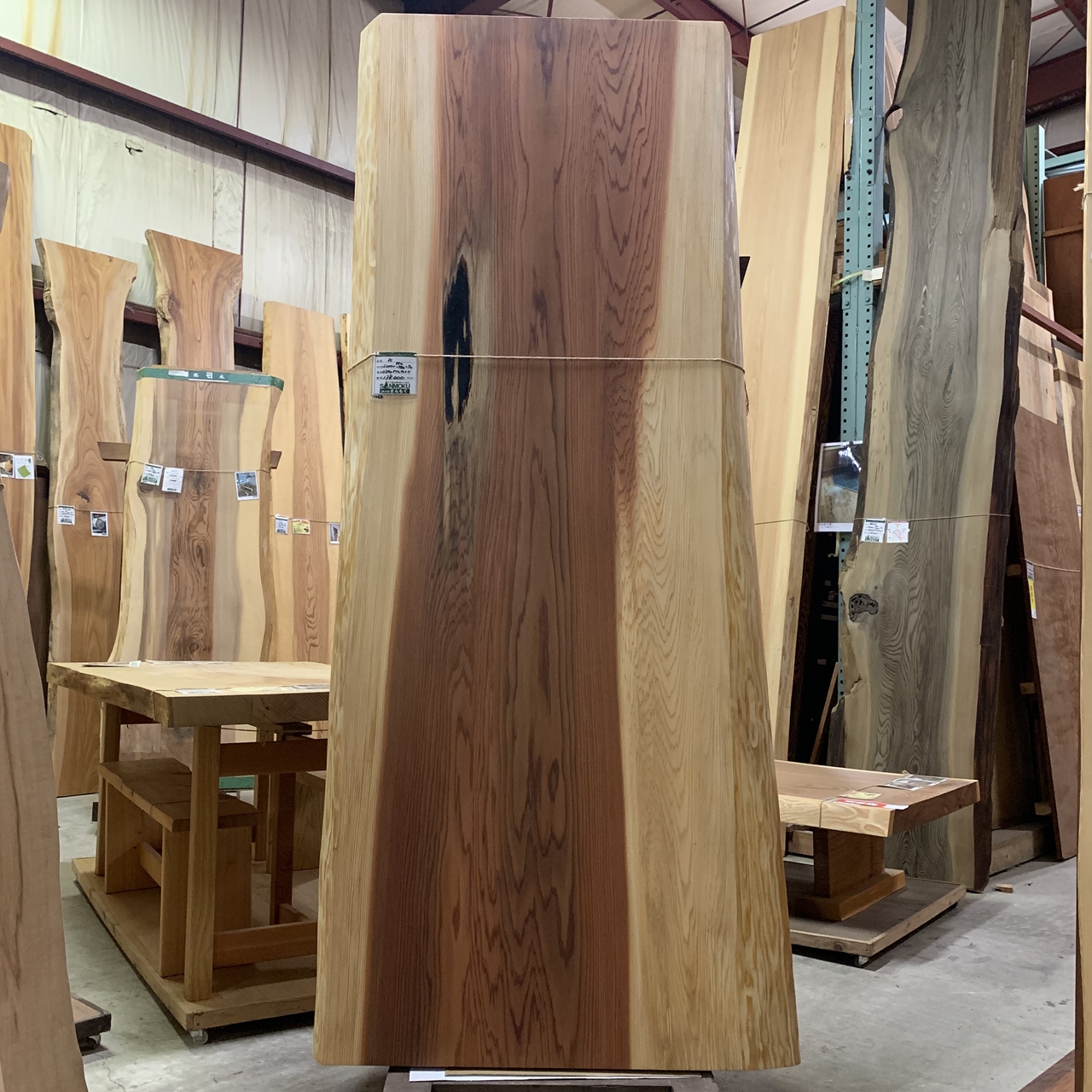 杉一枚板 2200×750~780×70㎜ | 無垢材・一枚板などの木材とオリジナル 