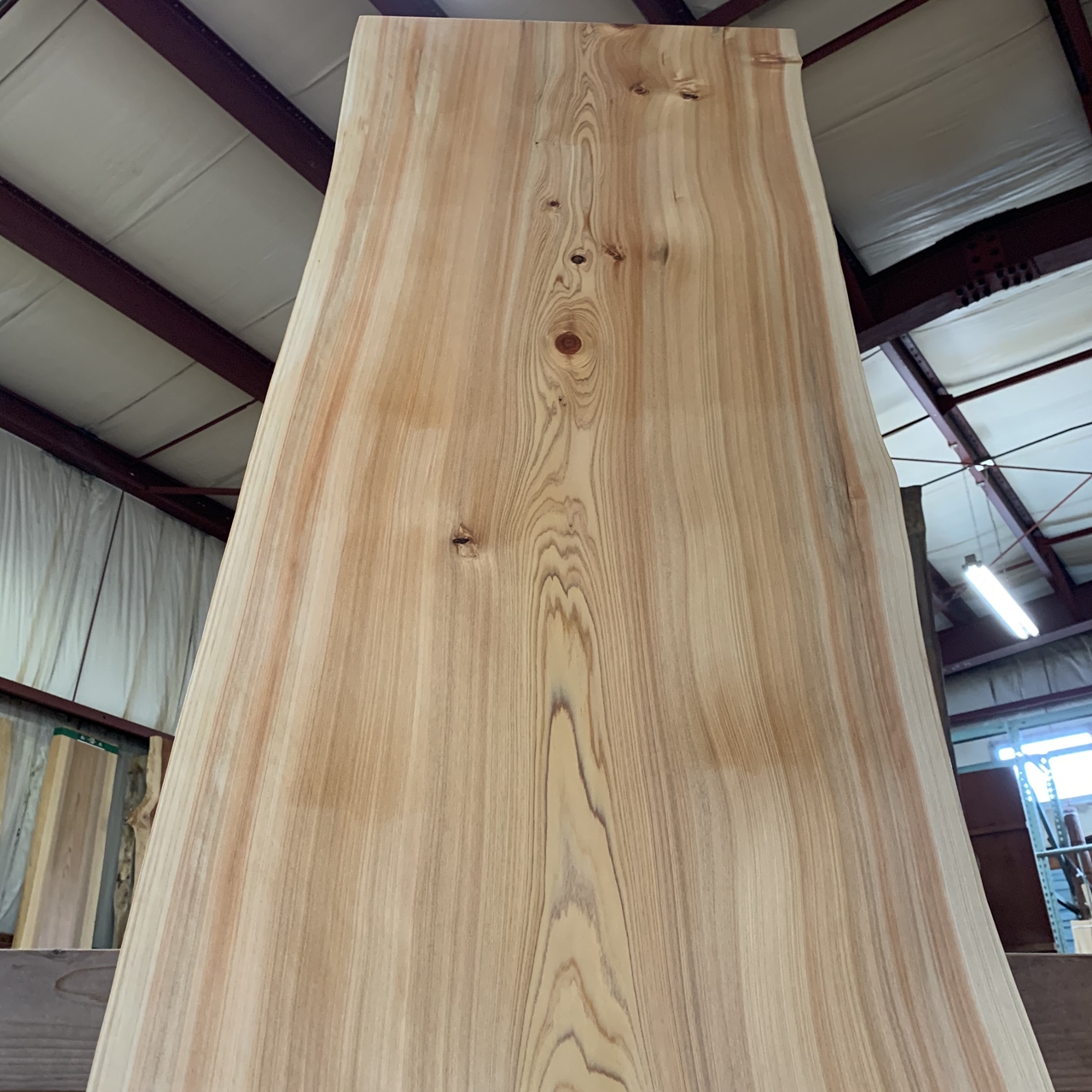 桧(ひのき)一枚板 2800×500~600×60㎜ | 無垢材・一枚板などの木材とオリジナル家具｜木の店さんもく