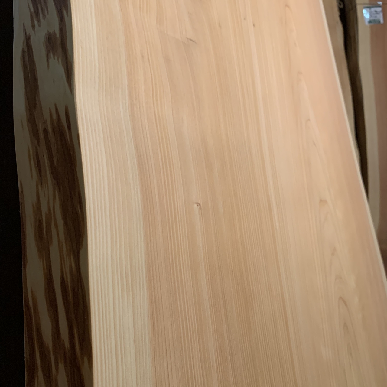 木曽ひのき一枚板 2000×680~800×48㎜ | 無垢材・一枚板などの木材と 