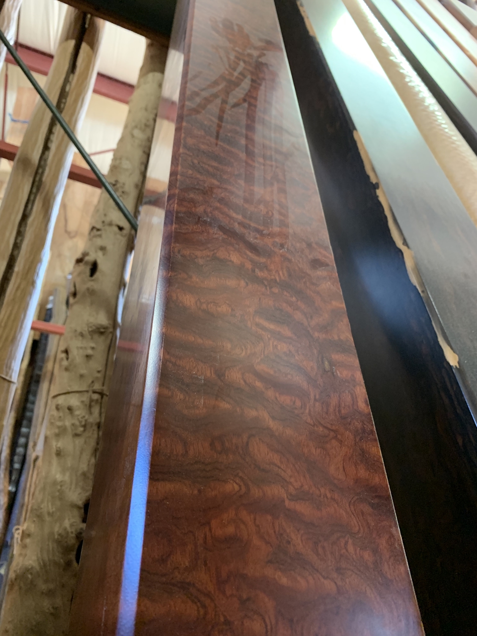 ブビンガ床柱×オイル仕上げ | 無垢材・一枚板などの木材とオリジナル