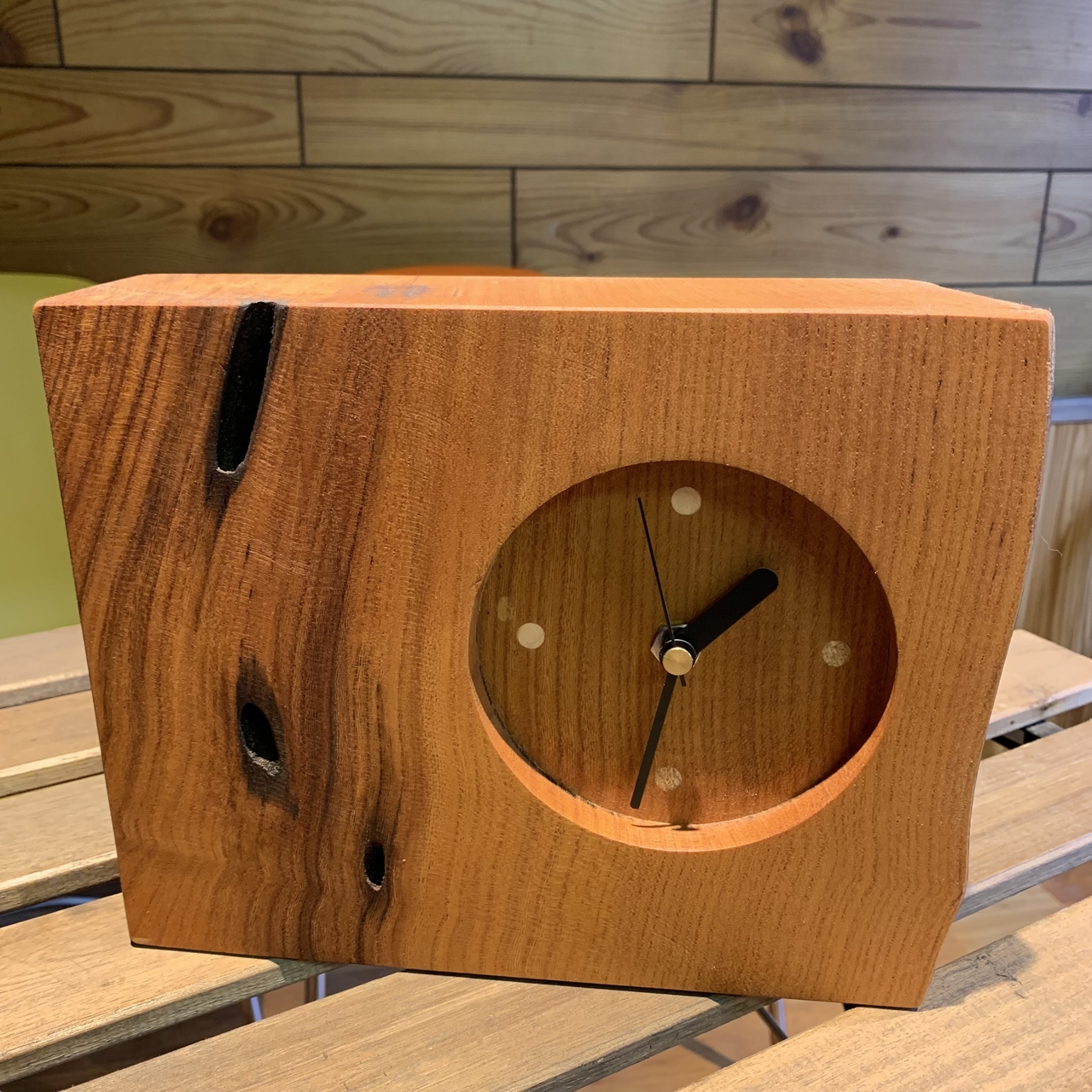 木の時計【けやき】200×225~255×65㎜ | 無垢材・一枚板などの木材と