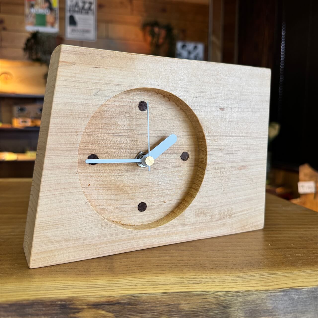 木の時計 | 一枚板xオイル仕上げの専門店｜木の店さんもく 岩手